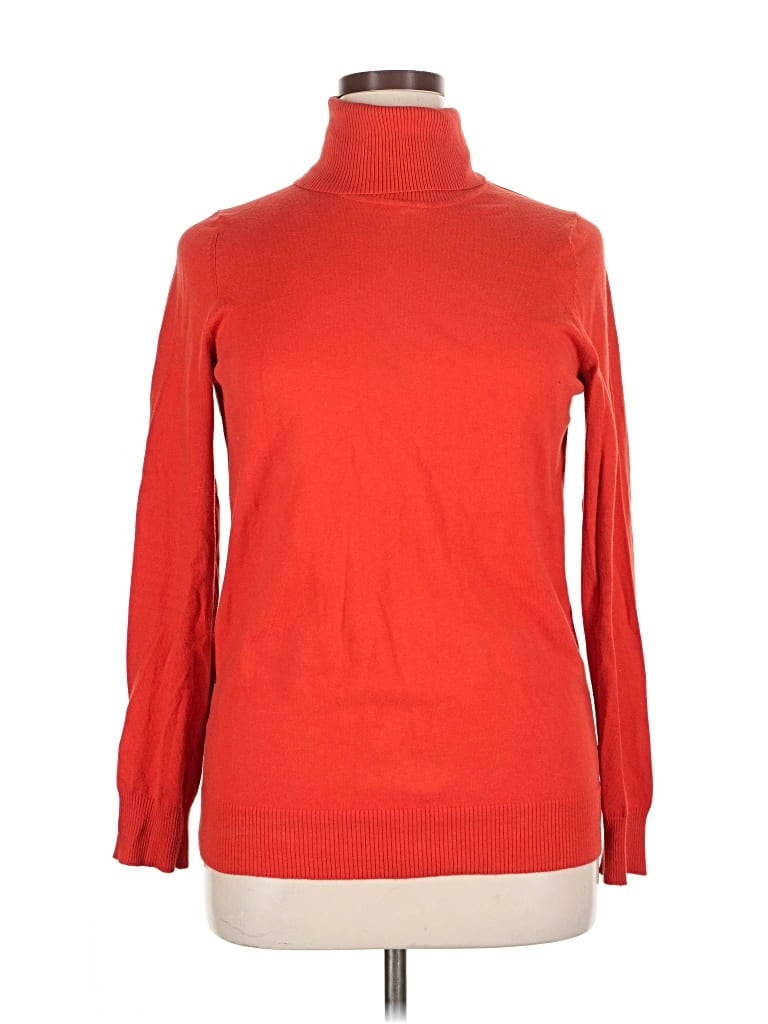 Pre-owned Gap Turtleneck Sweater In Red