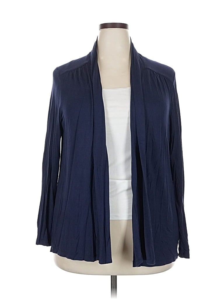 Pre-owned Apt. 9 Cardigan Sweater In Blue