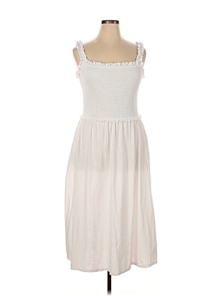 Pre-owned Riley & Rae Casual Dress In White