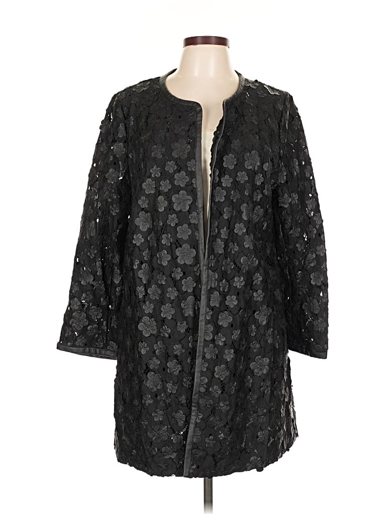 Pre-owned Alfani Cardigan Sweater In Black