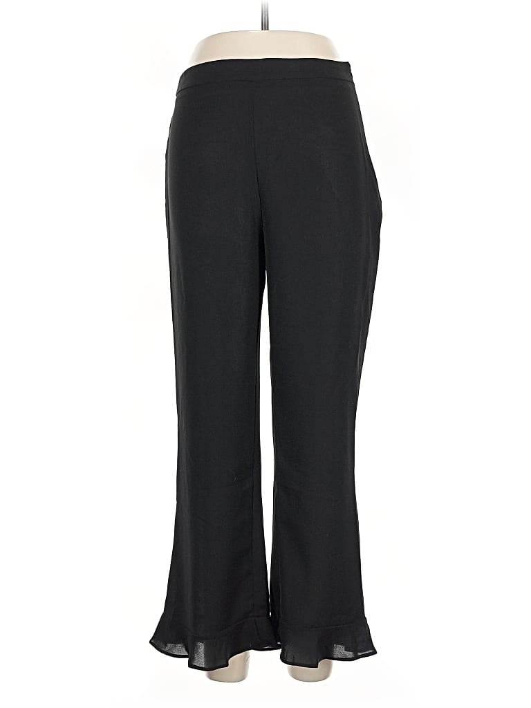 Pre-owned Essue Dress Pants In Black