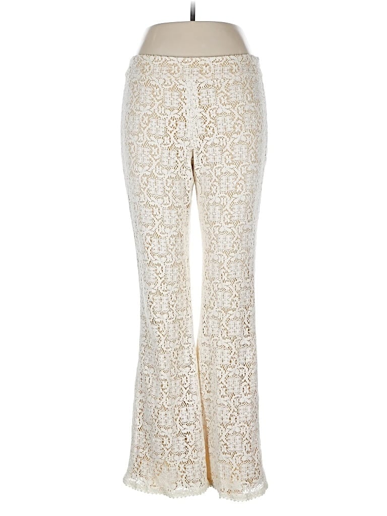 Pre-owned Moda International Casual Pants In White