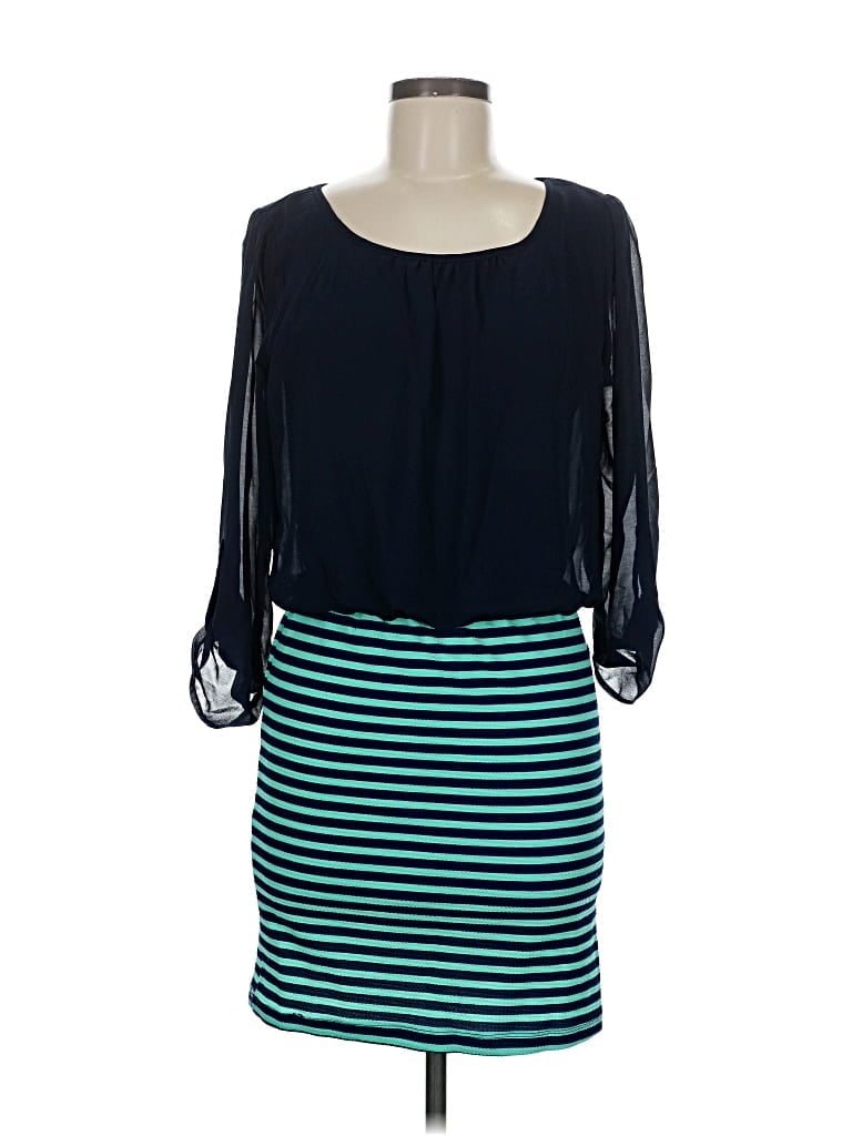 Pre-owned A. Byer Casual Dress In Blue