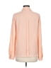 The Limited 100% Polyester Color Block Orange Long Sleeve Blouse Size M - photo 2