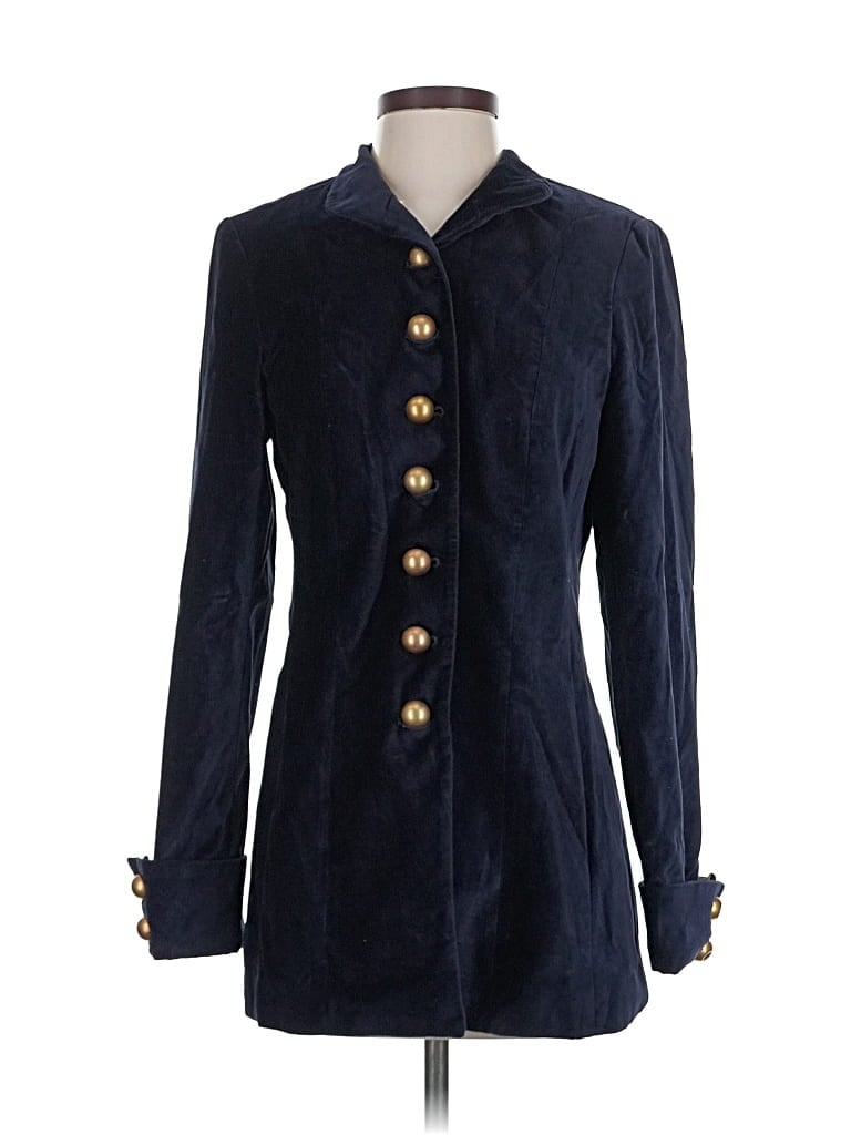 Pre-owned Soft Surroundings Coat In Blue