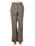 MNG Plaid Brown Dress Pants Size 6 - photo 1