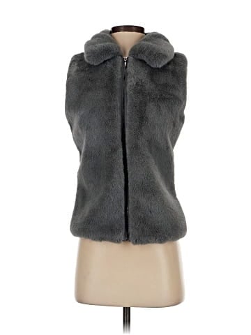 White House Black Market Faux Fur Vest (view 1)