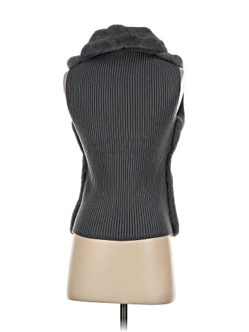 White House Black Market Faux Fur Vest (view 2)