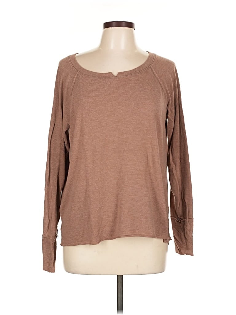 Pre-owned Michael Stars Pullover Sweater In Brown