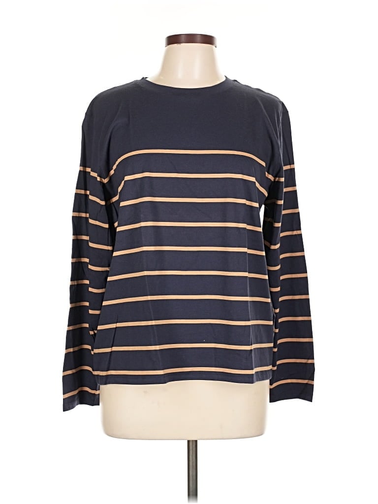 Pre-owned Summersalt Long Sleeve T-shirt In Blue