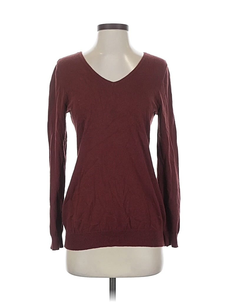 Pre-owned Love Ellie Pullover Sweater In Burgundy