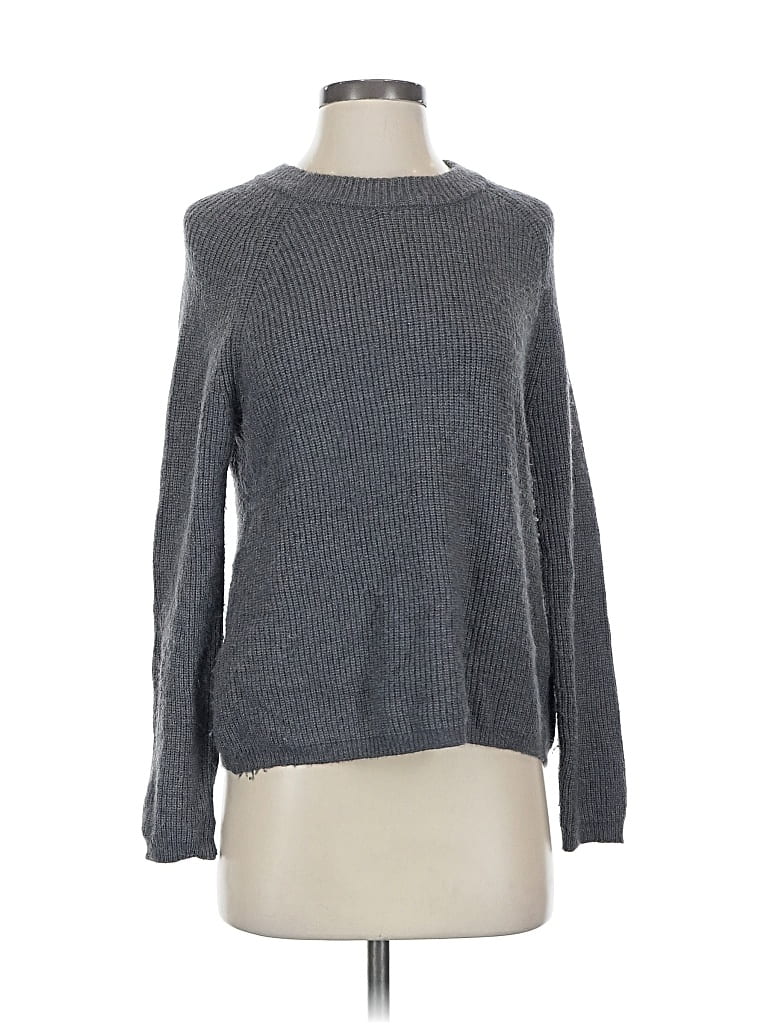 Pre-owned T Tahari Pullover Sweater In Gray