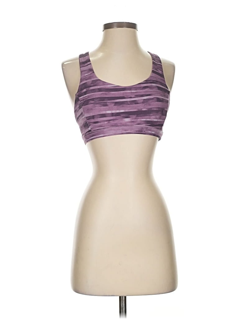 Pre-owned Lululemon Athletica Sports Bra In Purple