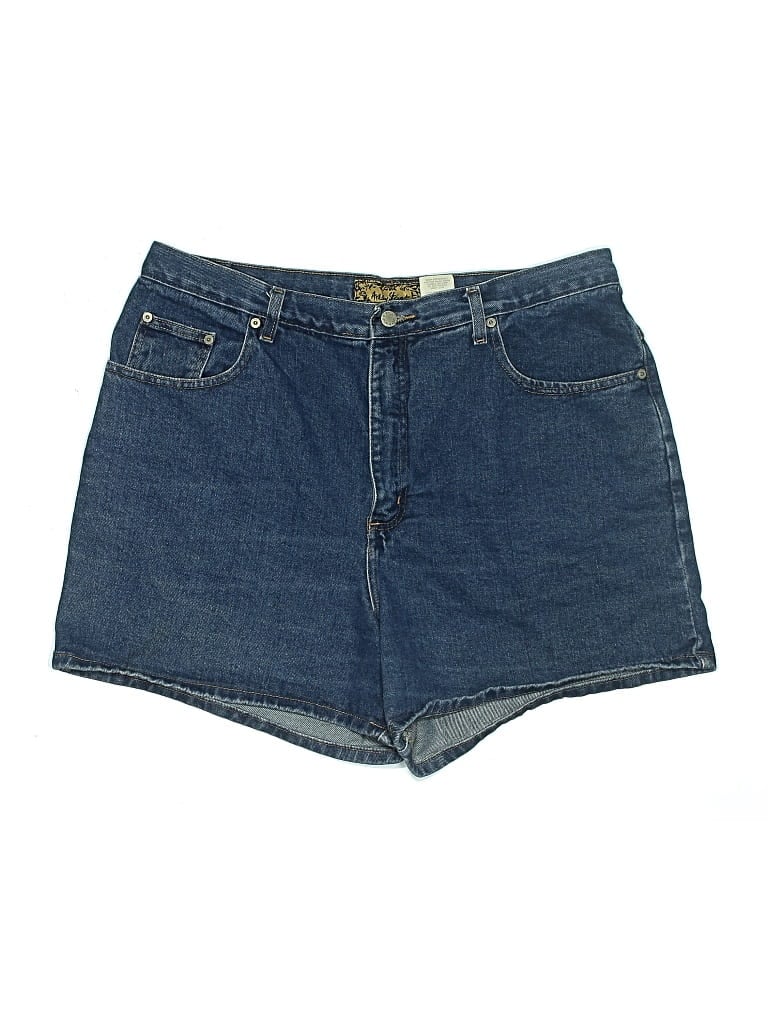 Pre-owned Ashley Stewart Denim Shorts In Blue