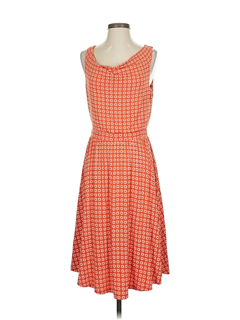 Pre-owned Maeve By Anthropologie Casual Dress In Orange