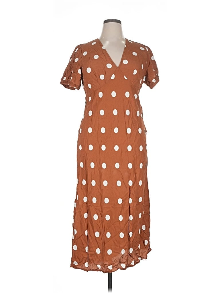 Pre-owned A New Day Casual Dress In Brown