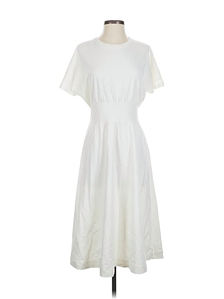 Pre-owned Everlane Casual Dress In White