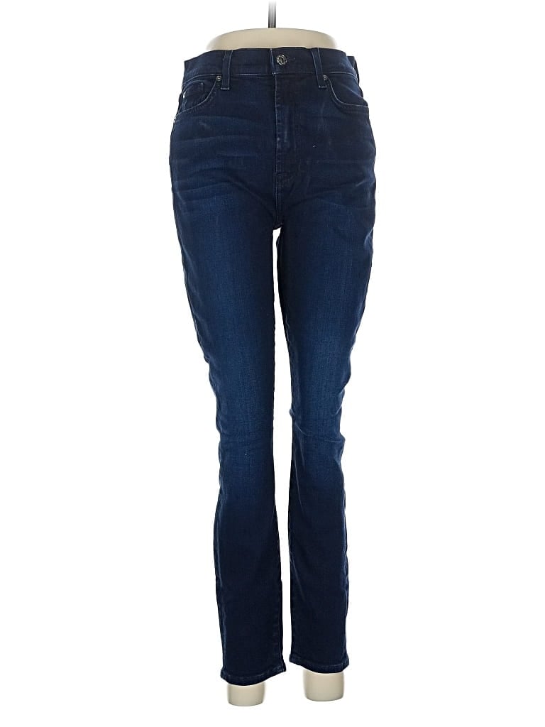Pre-owned 7 For All Mankind Jeans In Blue