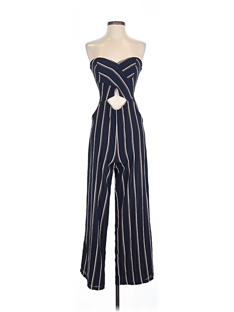 Pre-owned Fashion Nova Jumpsuit In Blue
