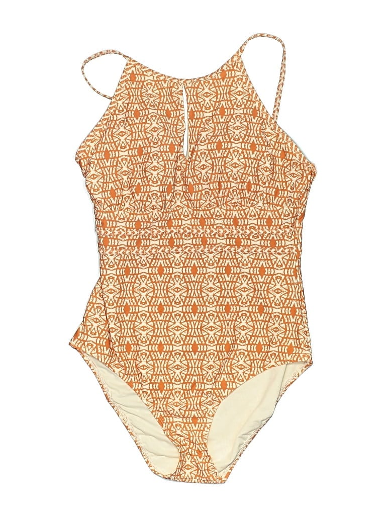 Pre-owned Ellen Tracy One Piece Swimsuit In Brown