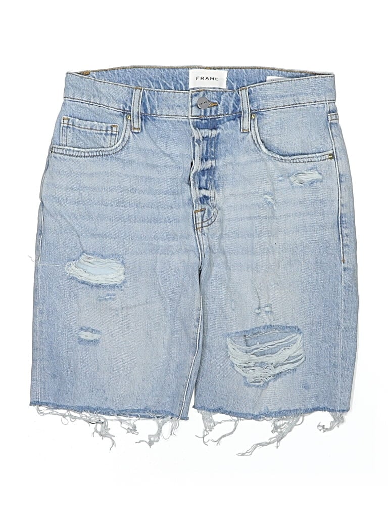 Pre-owned Frame Denim Shorts In Blue