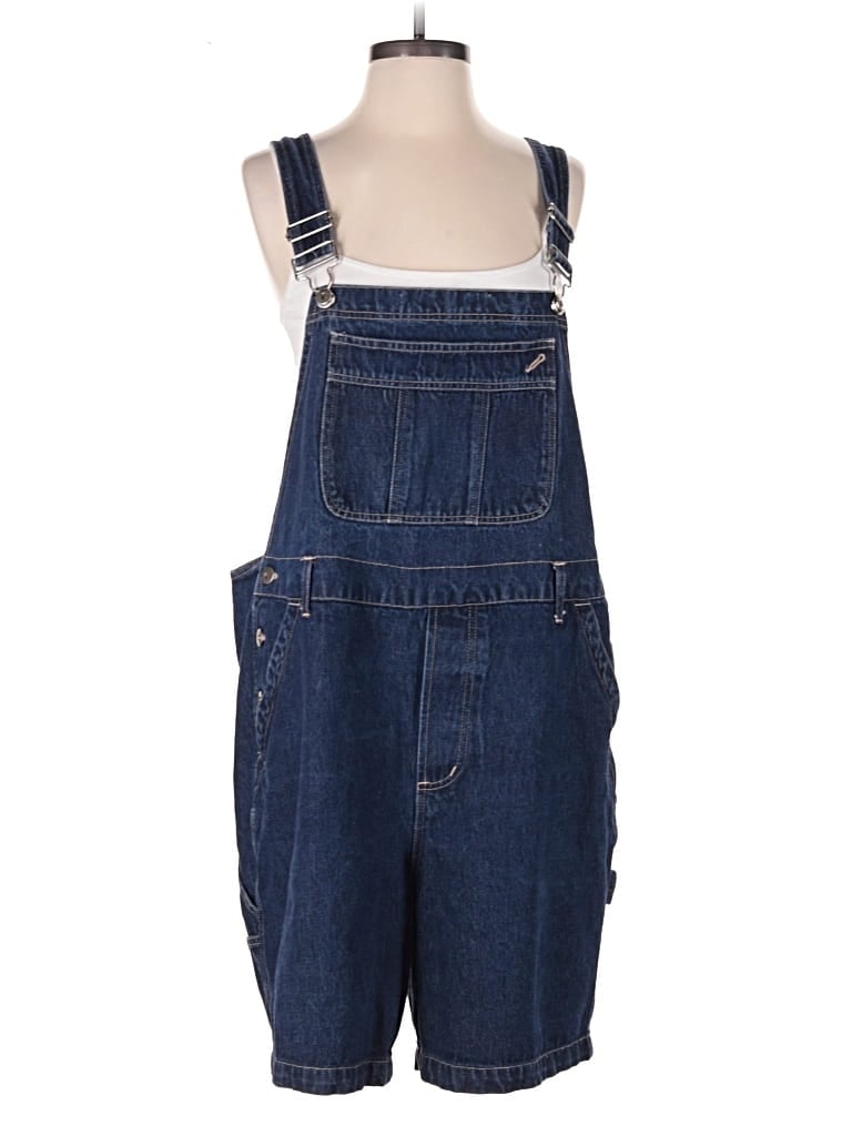 Pre-owned Venezia Jeans Clothing Co. Overall Shorts In Blue