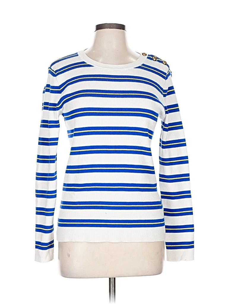 Pre-owned Polo Ralph Lauren Pullover Sweater In Blue