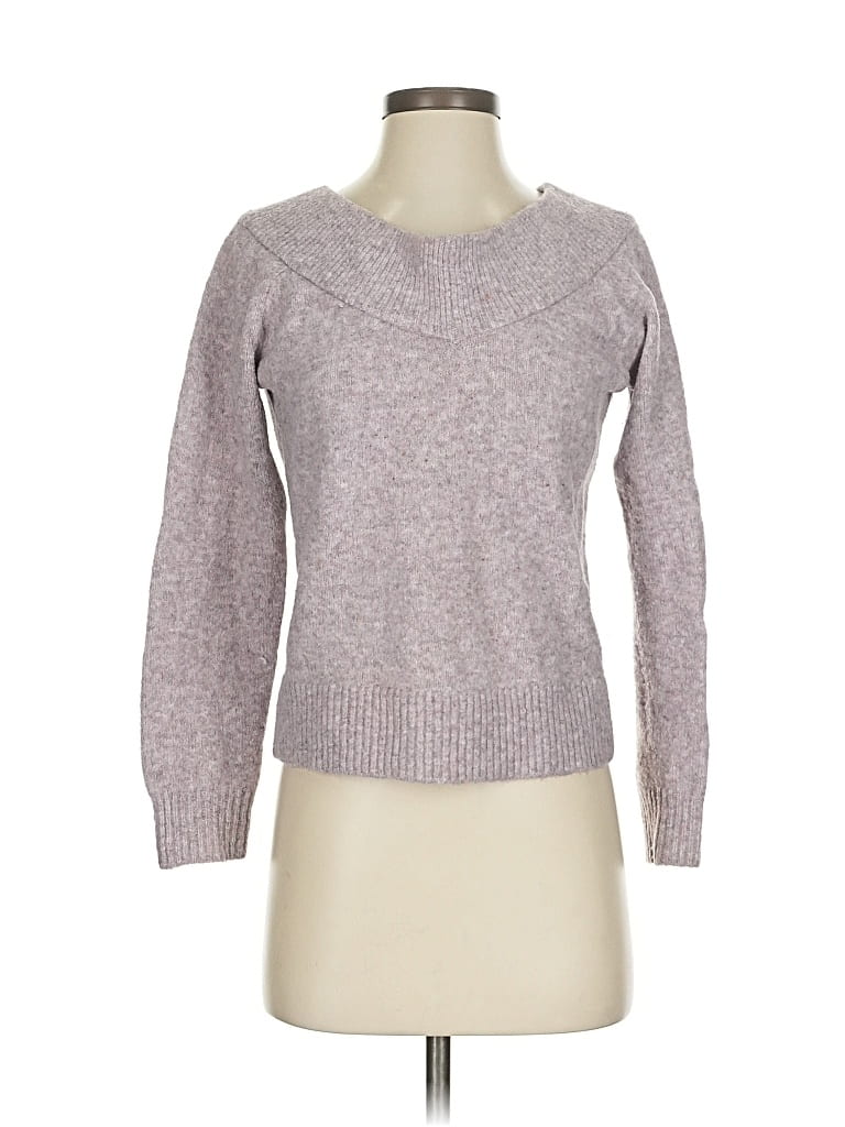 Pre-owned H&m Pullover Sweater In Gray