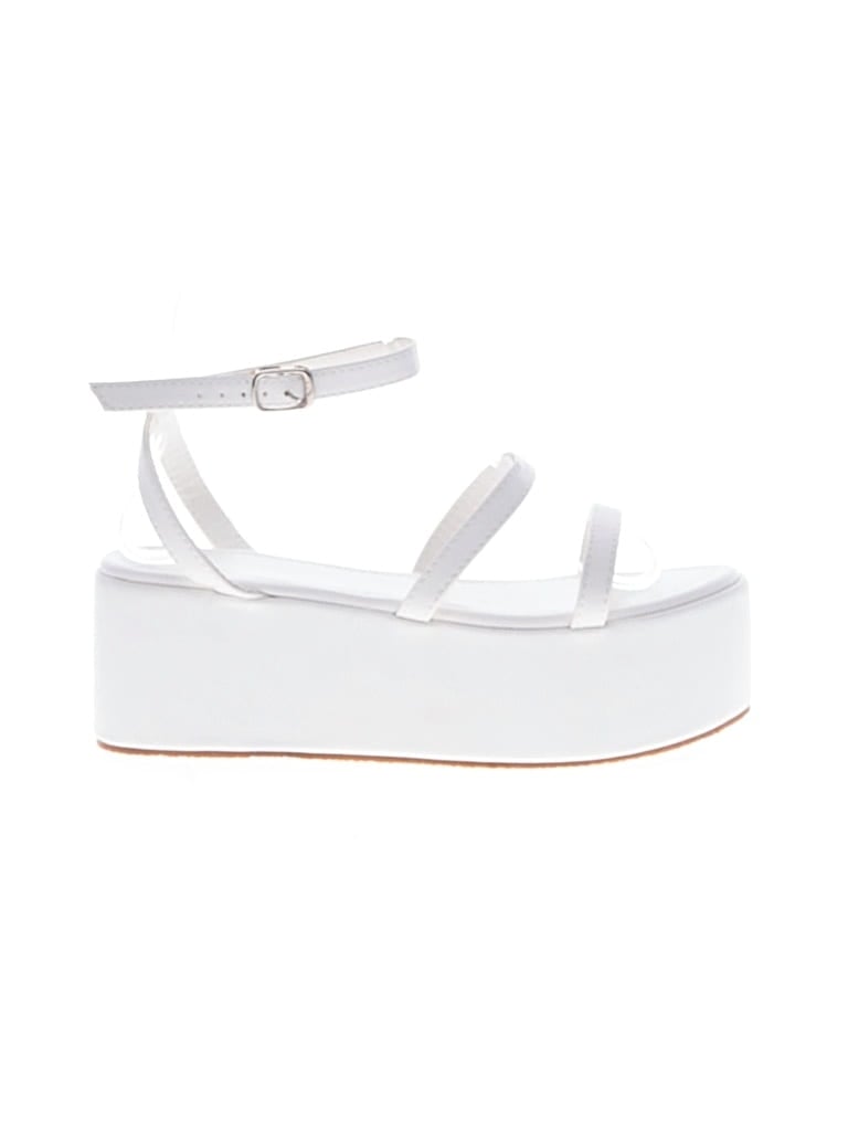 Pre-owned Unbranded Sandals In White