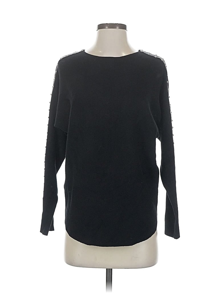 Pre-owned Sioni Pullover Sweater In Black