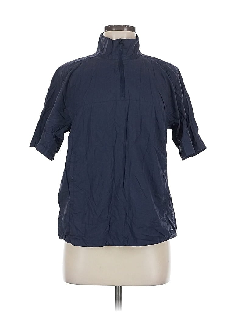 Pre-owned Mountain Hardwear Short Sleeve Blouse In Blue