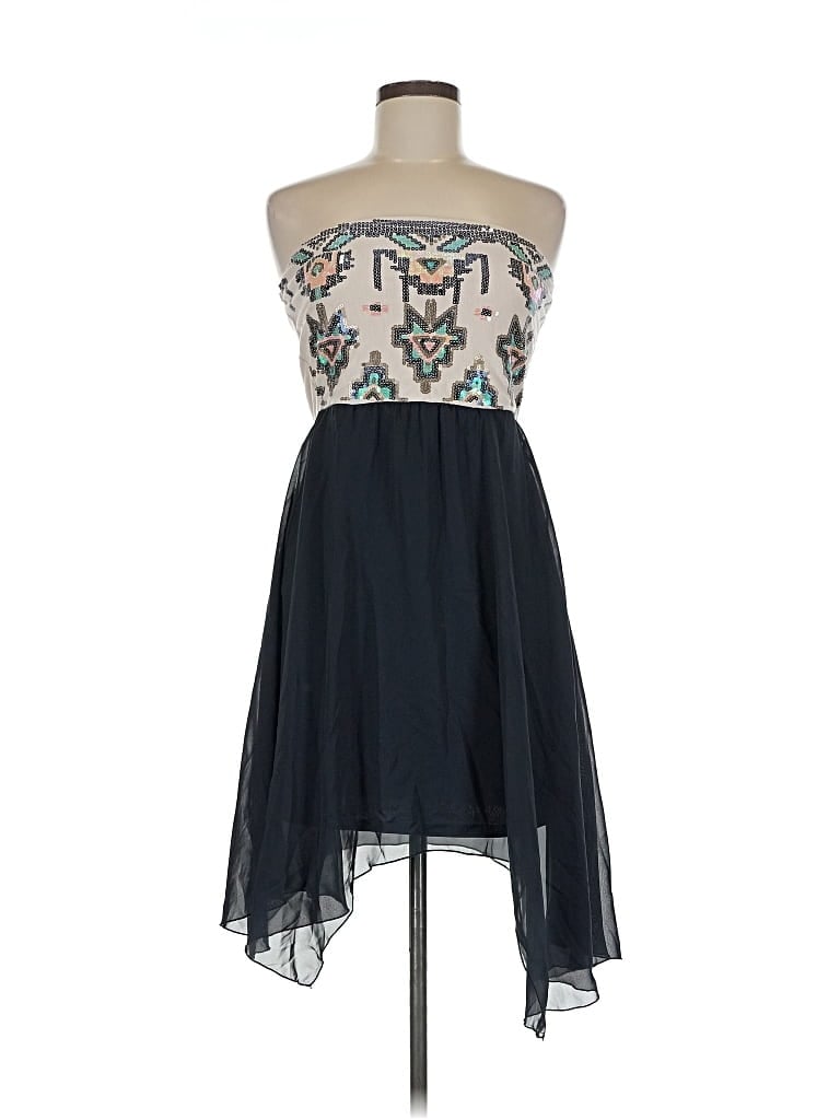 Pre-owned Almost Famous Cocktail Dress In Blue