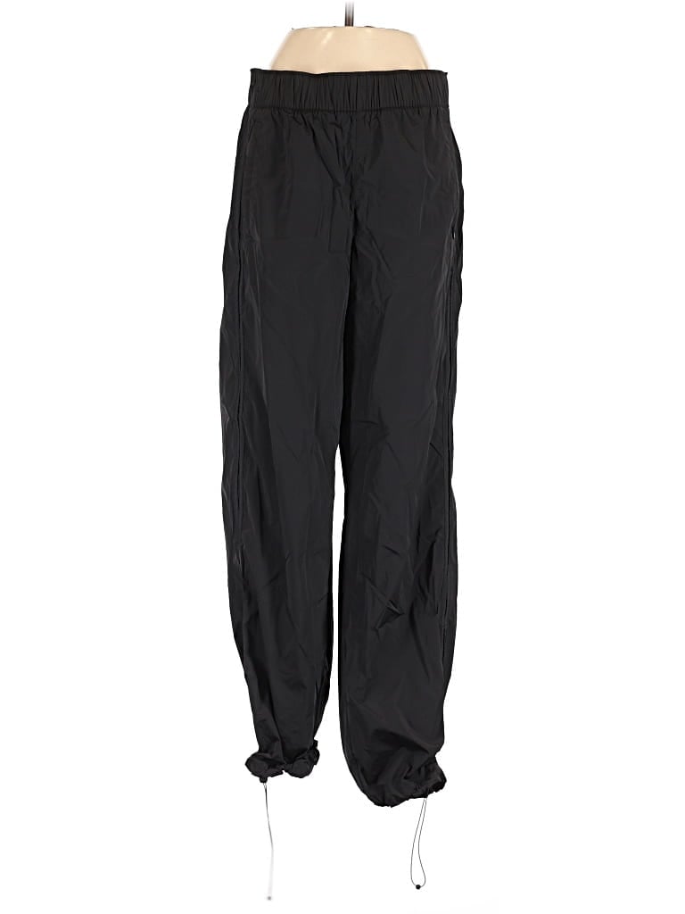 Pre-owned Athleta Track Pants In Black