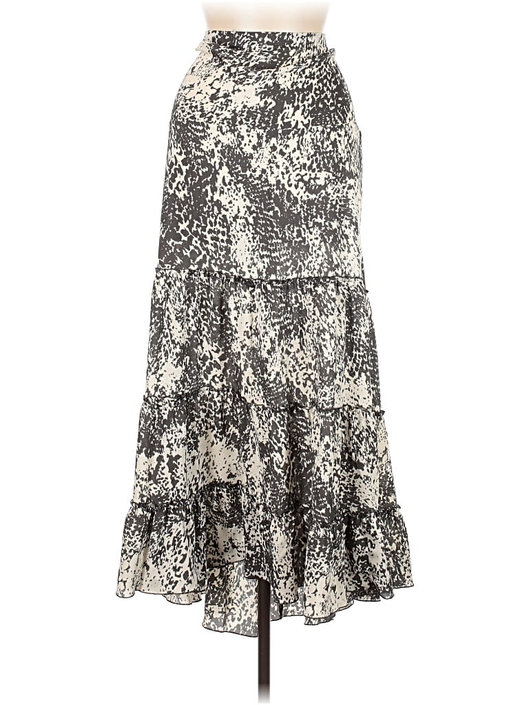 Pre-owned Cabi Casual Skirt In Silver