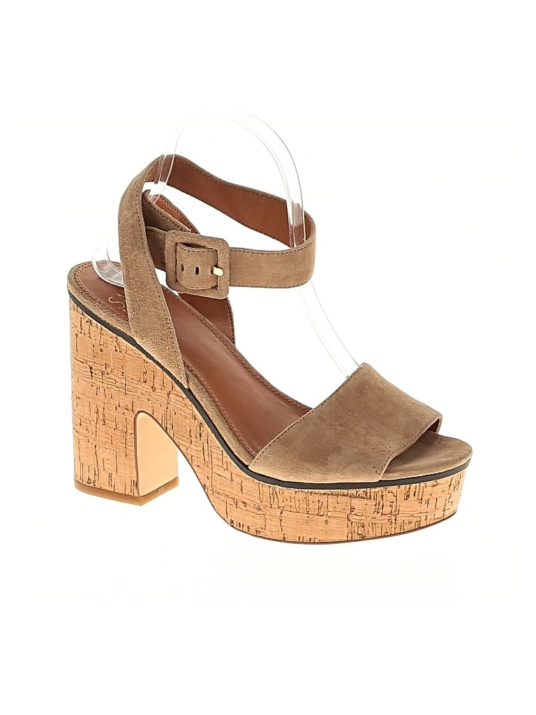 Pre-owned Sarto By Franco Sarto Sandals In Brown