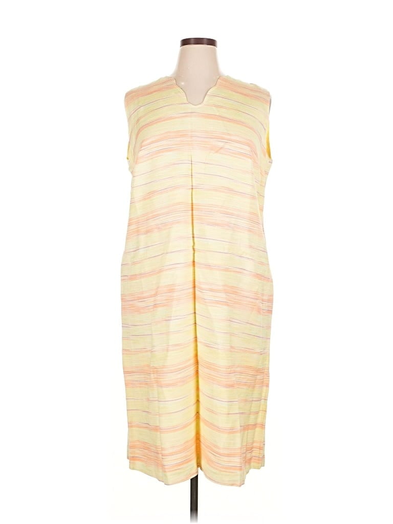 Pre-owned Harve Benard By Benard Holtzman Casual Dress In Yellow