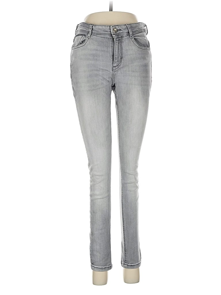 Pre-owned Zara Basic Jeans In Gray