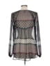 Maurices Black Long Sleeve Blouse Size L - photo 2