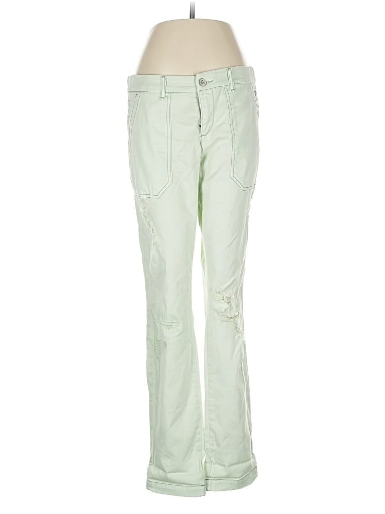 Pre-owned Pilcro And The Letterpress Casual Pants In Green