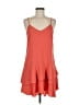 Cooper & Ella 100% Polyester Solid Orange Cocktail Dress Size S - photo 1