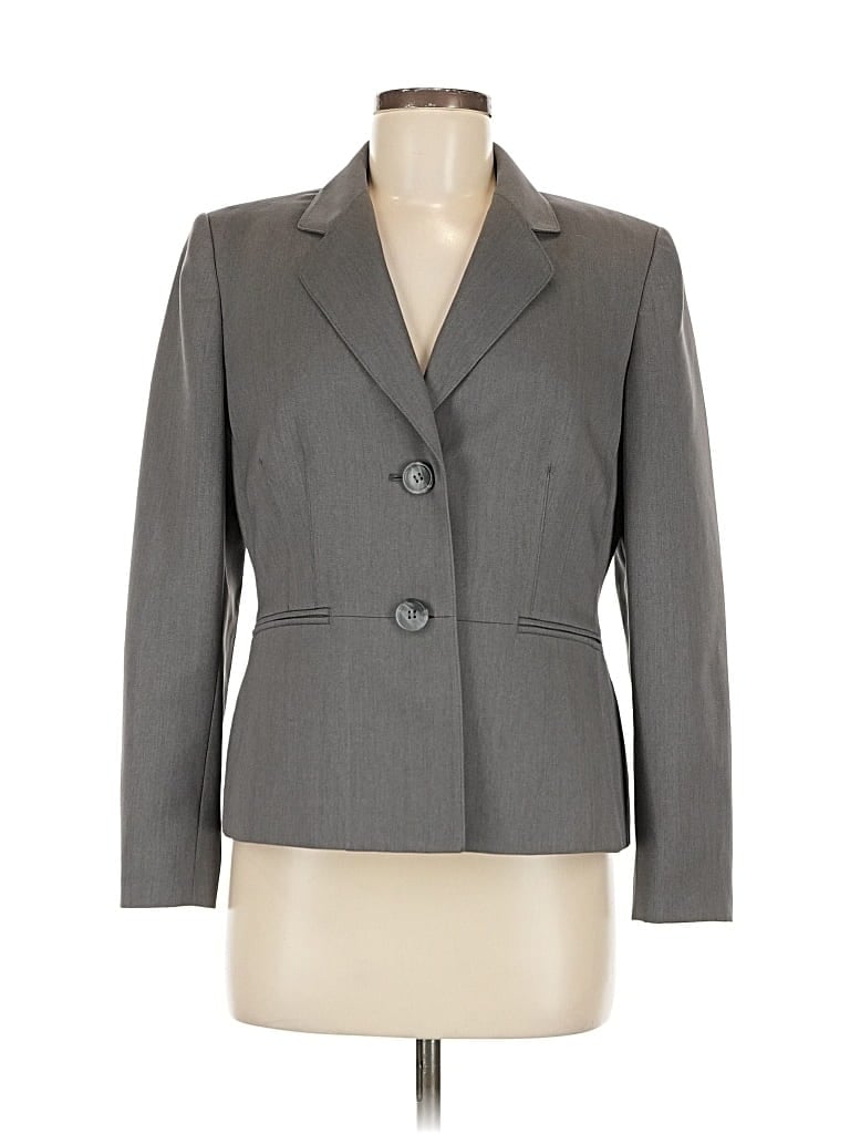 Pre-owned Collections For Le Suit Blazer Jacket In Gray
