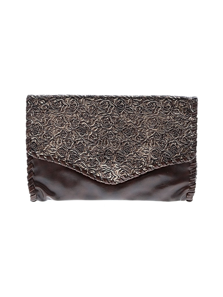 Pre-owned Unbranded Clutch In Brown