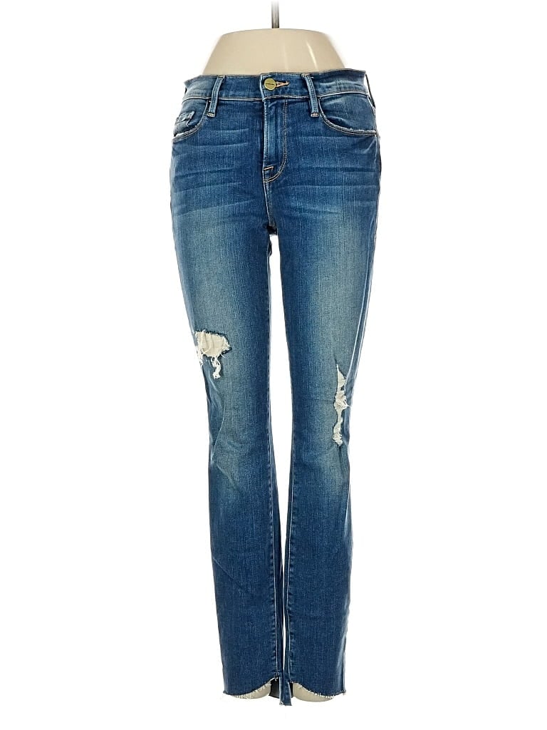 Pre-owned Frame Jeans In Blue