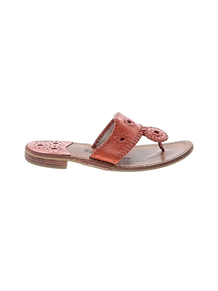 Pre-owned Jack Rogers Sandals In Orange