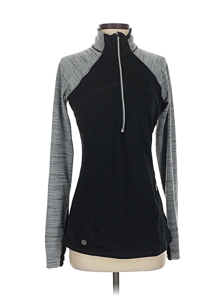 Pre-owned Athleta Sweatshirt In Black
