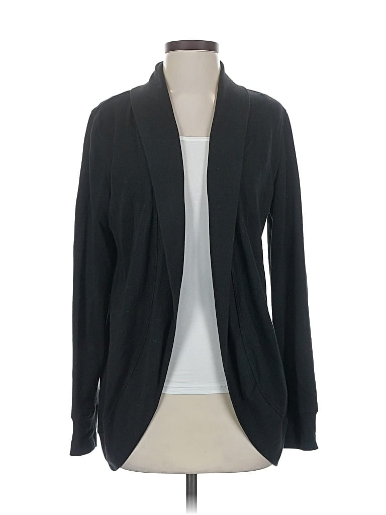 Pre-owned Ny & C Cardigan Sweater In Black