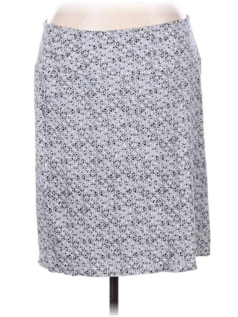 Pre-owned Jjill Casual Skirt In Gray