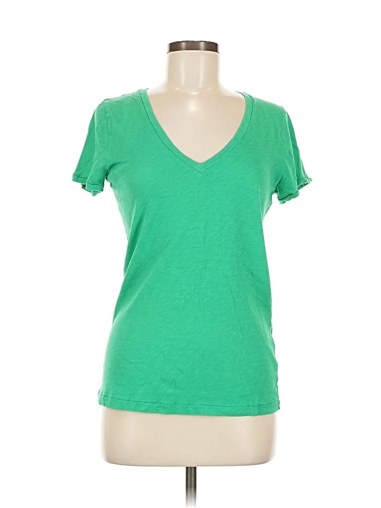 Pre-owned J.crew Factory Store Short Sleeve T-shirt In Green