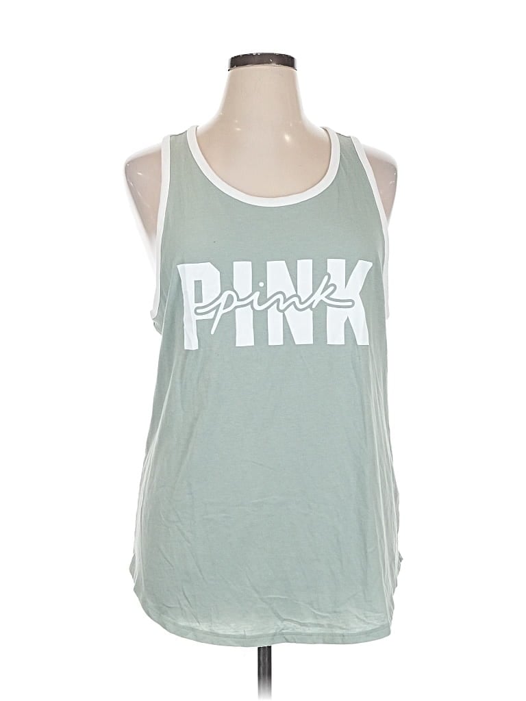 Pre-owned Victoria's Secret Pink Tank Top Pink Halter Neckline Tops