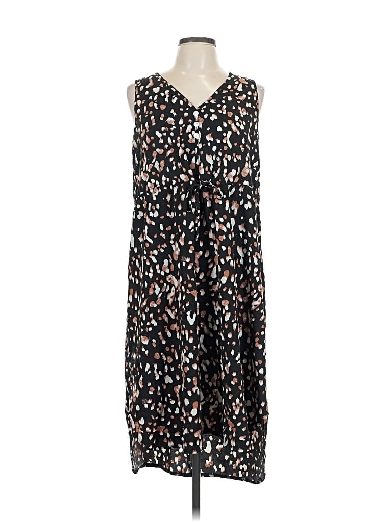 Pre-owned Shein Casual Dress In Black